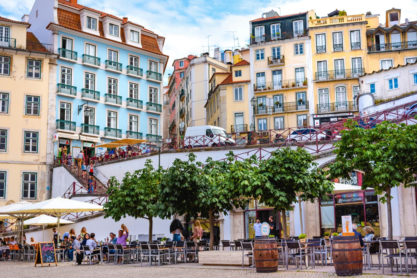 Lisbon cityscape panorama