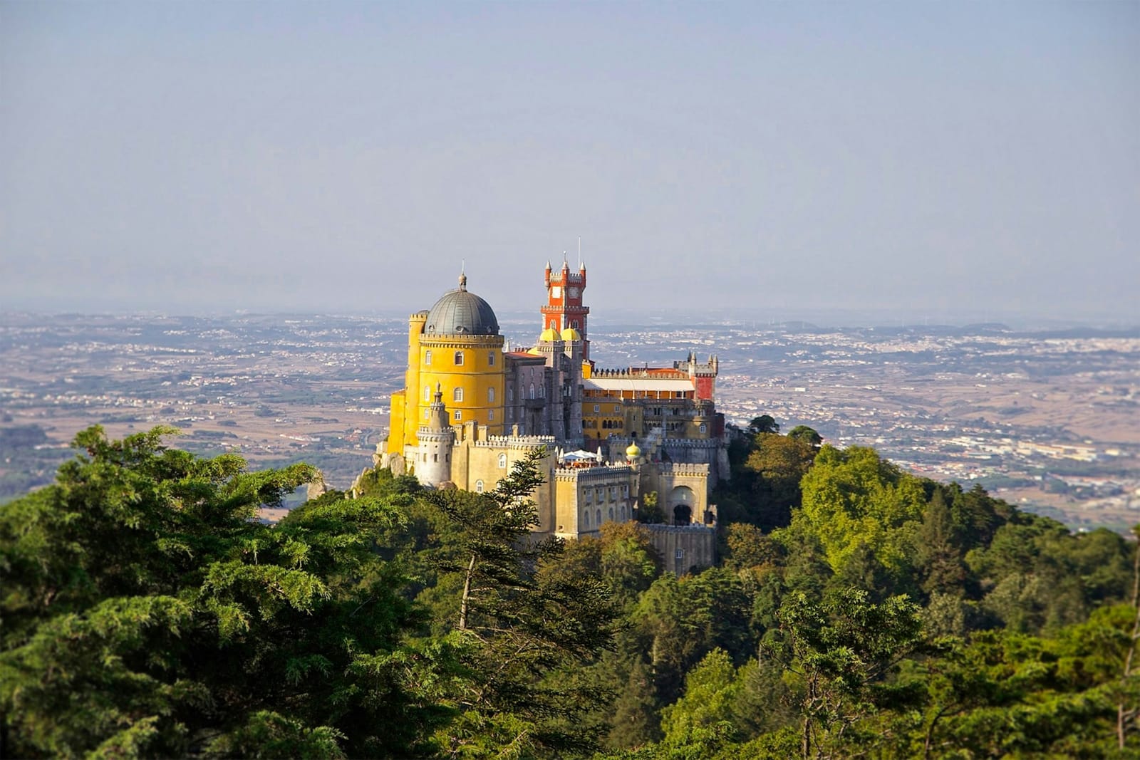 Sintra Pena Palace overview